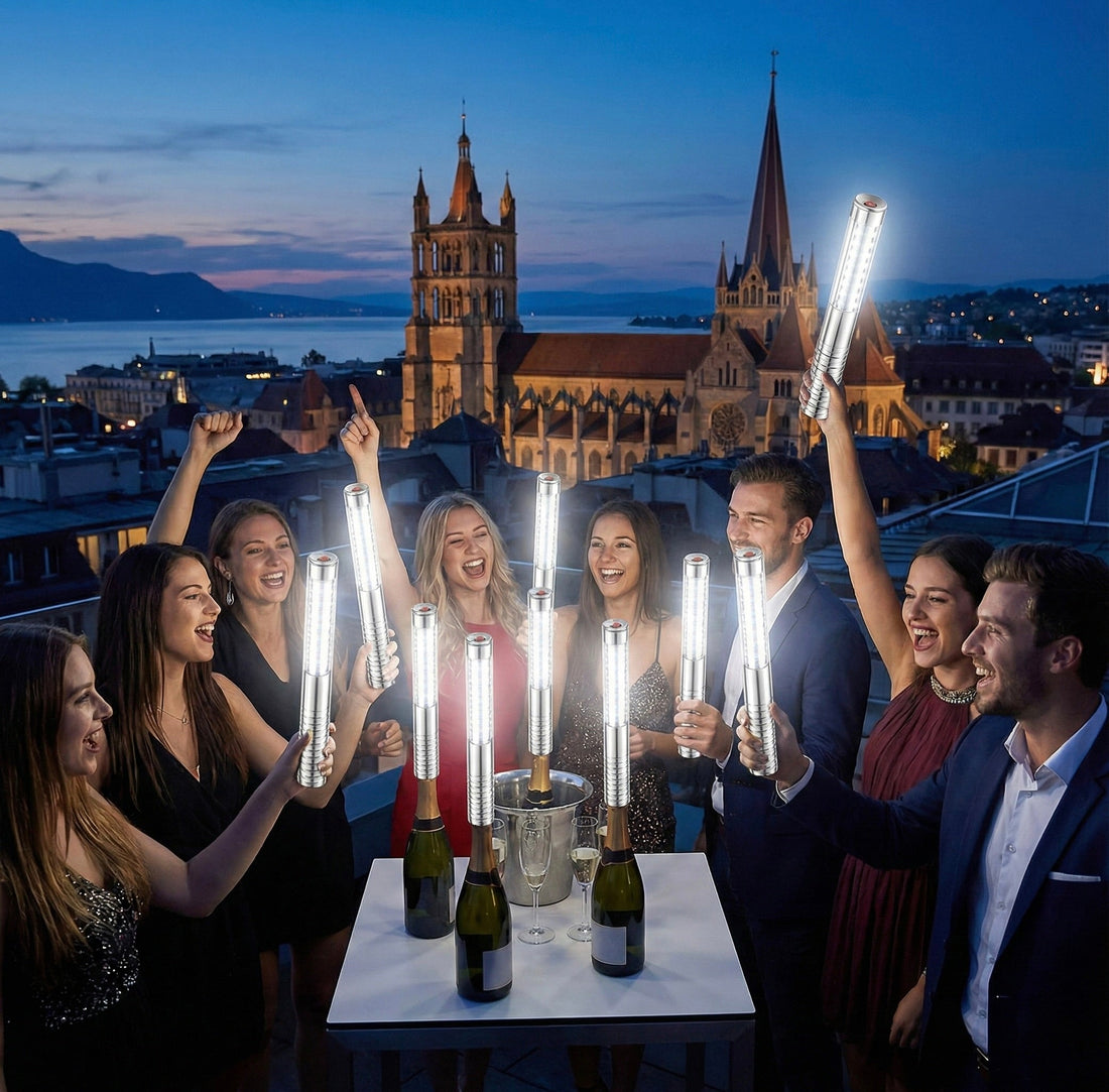 Fin des feux de bengale à Lausanne : Pourquoi les Sparklers LED sont l'avenir de la nuit - ClubLED
