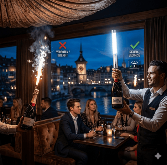 Pyrotechnie en intérieur dans les clubs du canton de Berne : Le point sur la réglementation et l'alternative LED - ClubLED