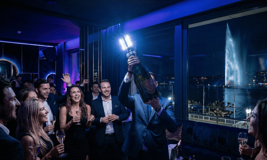 Sparkler LED Genève : La Révolution Lumineuse pour vos Soirées VIP - ClubLED