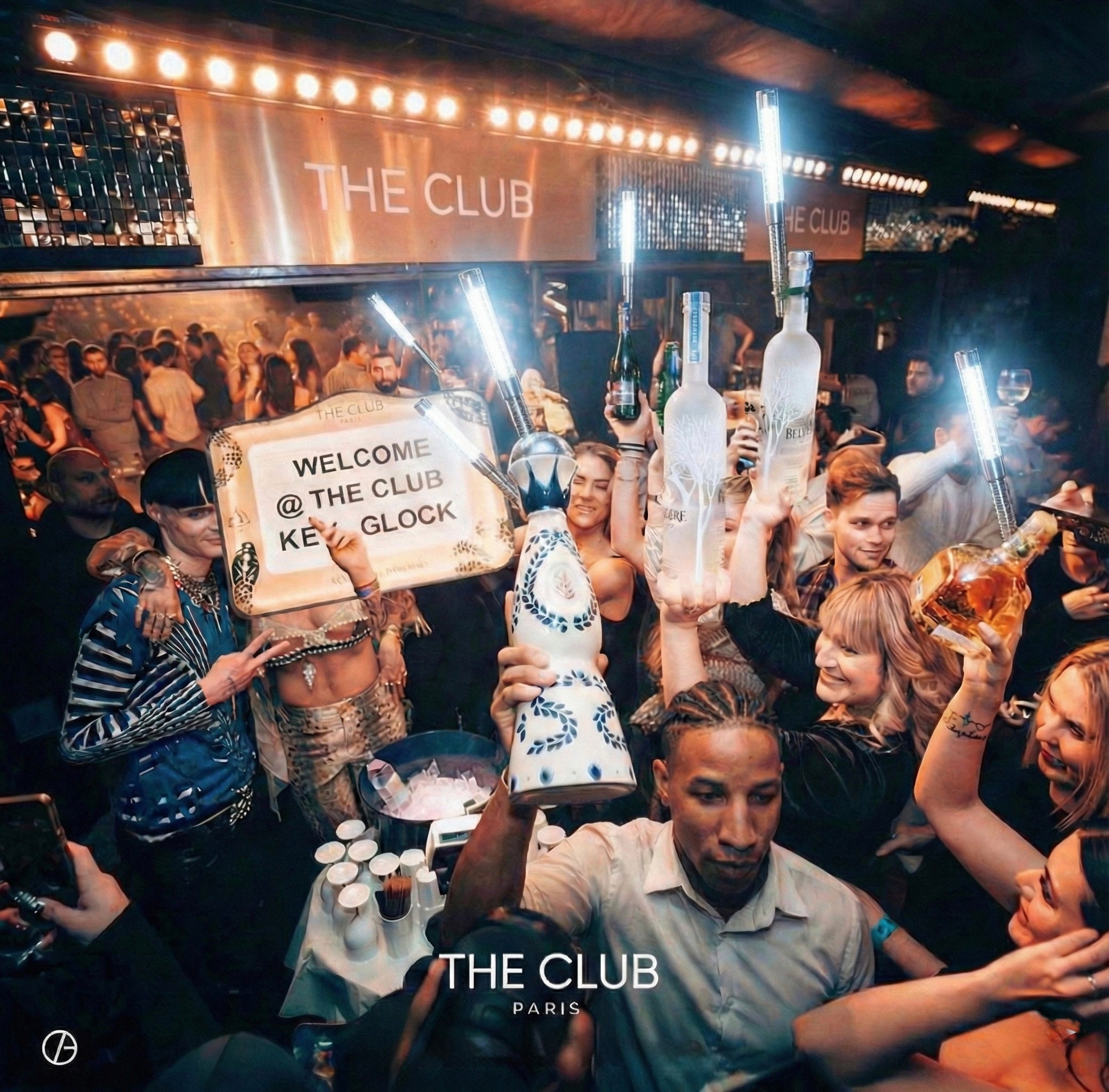 discotheque avec utilisation de sparklers LED